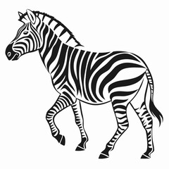 zebra silhouette