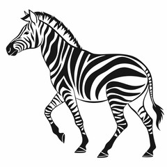 zebra silhouette