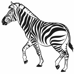 zebra silhouette