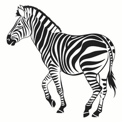 zebra silhouette