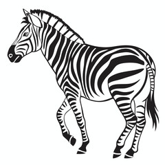 zebra silhouette