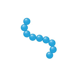 Glycolipid cell vector illustration. Structure of cell membrane.