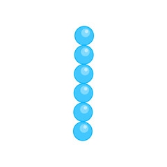 Glycolipid cell vector illustration. Structure of cell membrane.