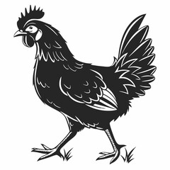 Chicken silhouette