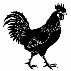 Chicken silhouette