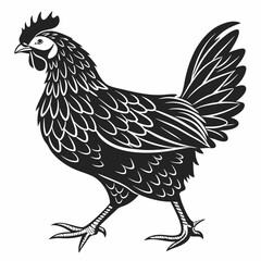 Chicken silhouette