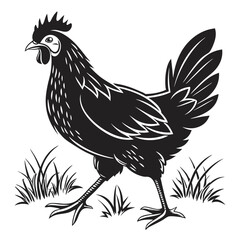 Chicken silhouette
