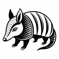 vector of an armadill