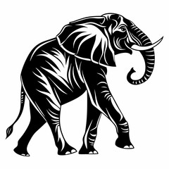elephant vector silhouette