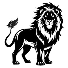 lion vector silhouette