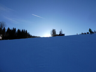 Grießenkareckabfahrt in Richtung Flachau