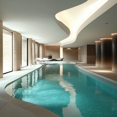 Indoor Swimming Pool Lounge Chair