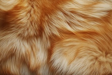 Soft, textured orange fur creates a warm and inviting visual, perfect for nature and animal themes