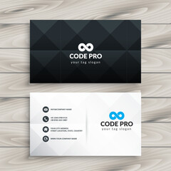 Fototapeta premium business card template