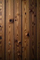 Fototapeta premium Natural wooden planks with a rich brown texture creating a warm background for your projects, surface, decoration