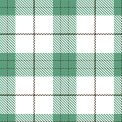 Contemporary Iridescent grey teal & Smoky greyish brown Seamless Tartan Fabric Design