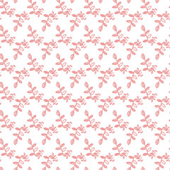 Leaves Alone Seamless Vector Pattern Design