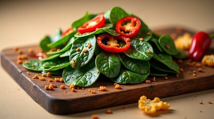quick-fried water spinach with chili and soy sauce 