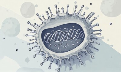 illustration of virus details