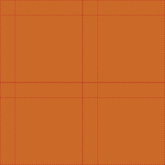 Contemporary Dusky rusty red & Pale orange brown Seamless Tartan Fabric Design