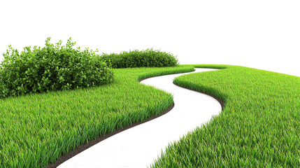 path in the grass