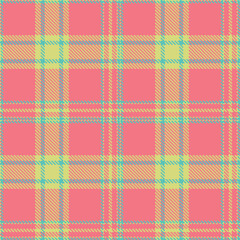 Contemporary Rustic greenish beige & Rich topaz Seamless Tartan Fabric Design