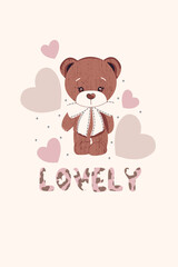 teddy bear with heart