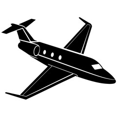 Gulf stream g650 silhouette vector