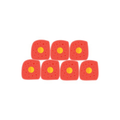 Human liver hepatocyte anatomy. Vector illustration