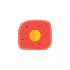 Human liver hepatocyte anatomy. Vector illustration