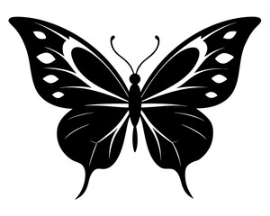 Butterfly Silhouette Vector Design, Butterfly SVG, Butterfly Icon