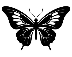 Butterfly Silhouette Vector Design, Butterfly SVG, Butterfly Icon