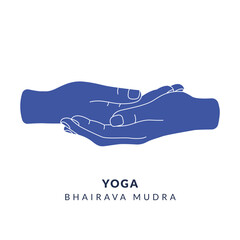 BHAIRAVA MUDRA. Powerful Yoga Hand Mudras for Optimal Health. Hand gestures