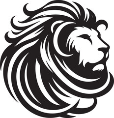 Lion Motion Face Logo Vector