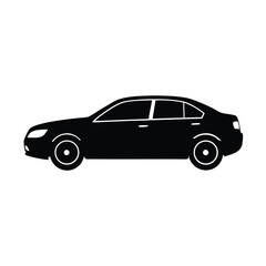 Car vector silhouette