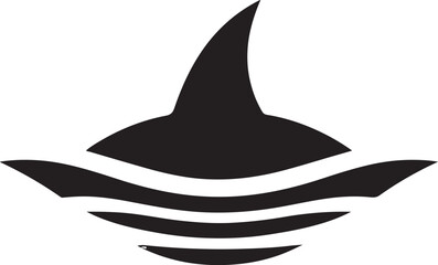 Fototapeta premium Shark Head Logo Vector