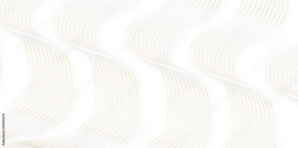Poster Curve wave seamless pattern line texture. abstract colorful vector wave elegant striped diagonal line technology concept web texture background. geometric modern or simple minimal line vector.