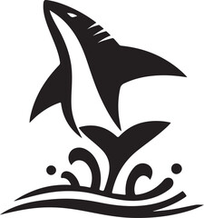 Shark Head Logo Vector