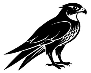 Falcon Silhouette Vector Design, Falcon SVG, Falcon Icon
