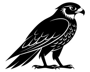 Falcon Silhouette Vector Design, Falcon SVG, Falcon Icon