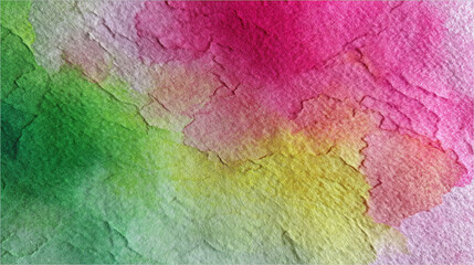 Obraz premium Abstract texture background with colorful gradient of pink yellow and green shades on rough surface