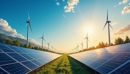 Sustainable Energy Harnessing Wind and Solar Power for a Greener Future
