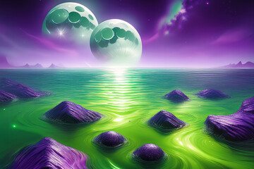 Oc&eacute;ano de Mercurio en un Exoplaneta