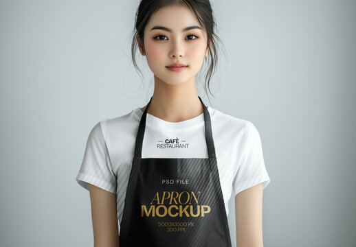 Apron Mockup for Creative Design and Branding Projects