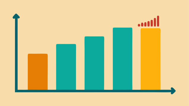 Bar Graph of Erosion A bar graph where one bar labeled Savings decreases over time while another bar labeled Inflation dramatically increases visually contrasting the two.