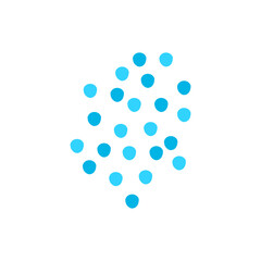 Cytokines cell icon. Vector illustration.