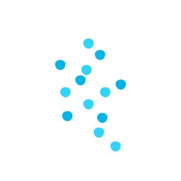 Cytokines cell icon. Vector illustration.