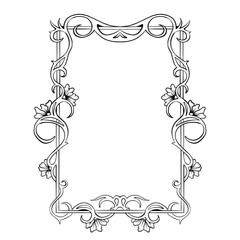 Vintage flower border.eps