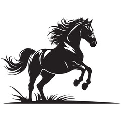 Silhouette Horse Diverse, Majestic, and Wonders of Nature