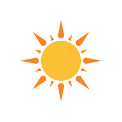 Radiant Sunrise: A bold, graphic illustration of a sun, with vibrant orange rays. Evoking feelings of warmth, energy, and new beginnings.